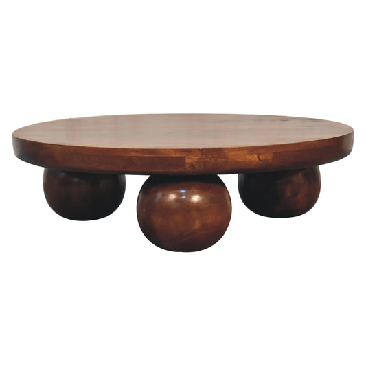 Wooden Ball Coffee Table