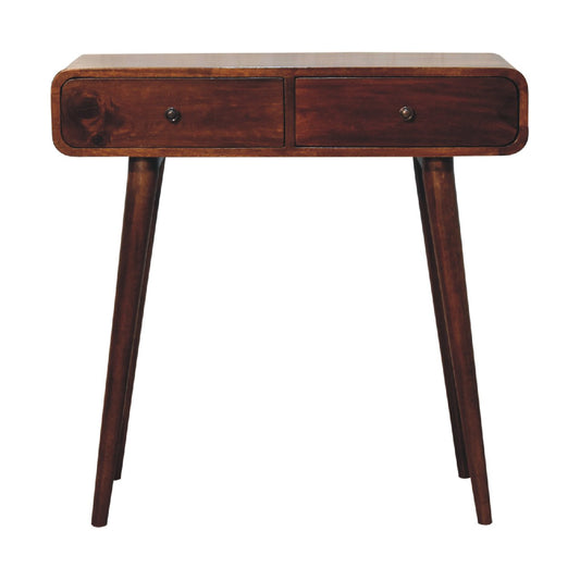 Nordic Rounded Console Table