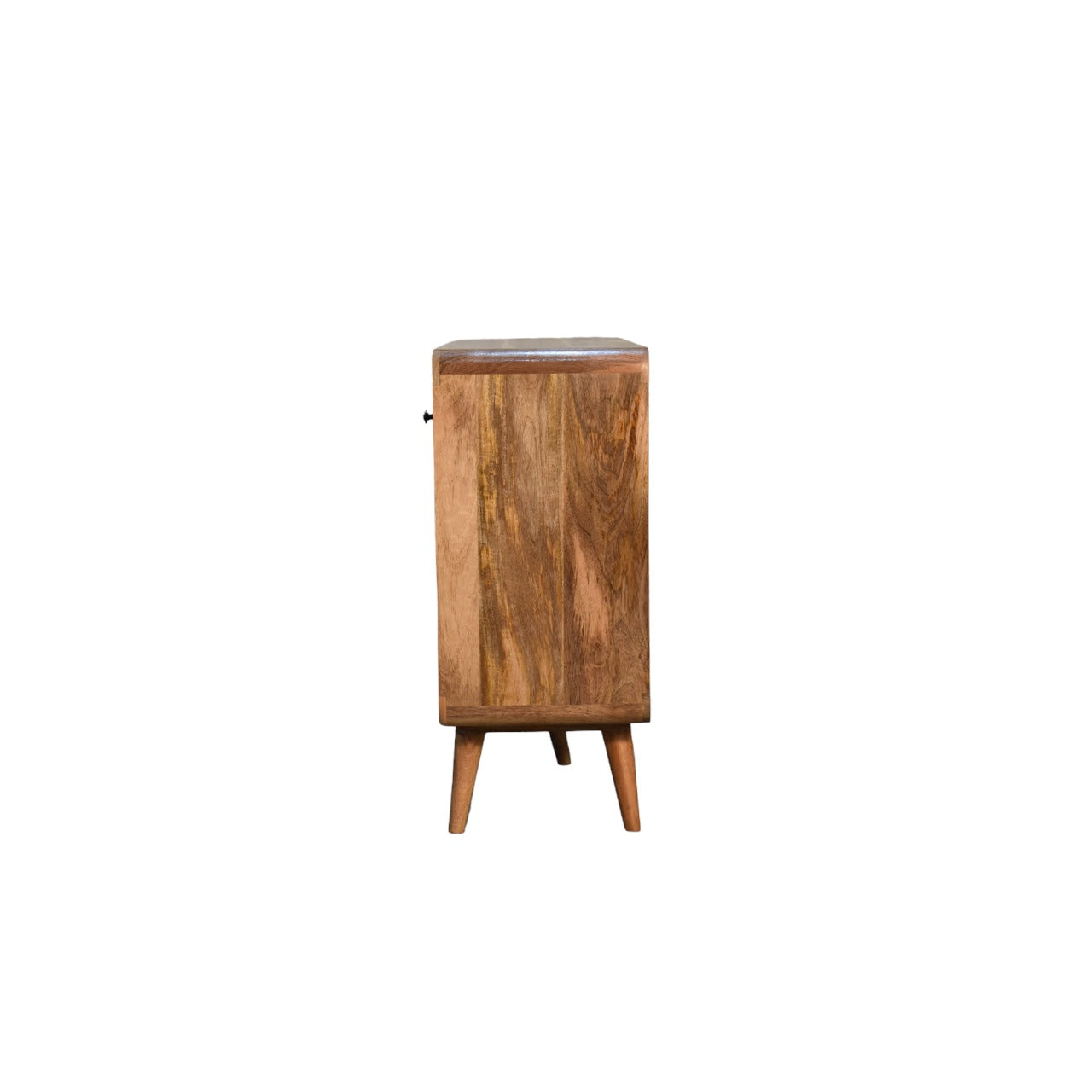 Soren - Large Rounded Chest of Drawers in Oak-like Finish