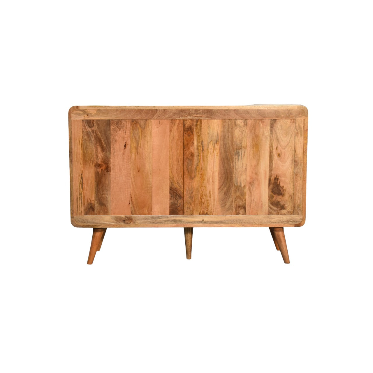 Soren - Large Rounded Chest of Drawers in Oak-like Finish