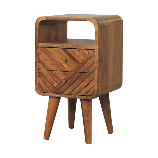 Lille Bedside Table in Oak-like Finish