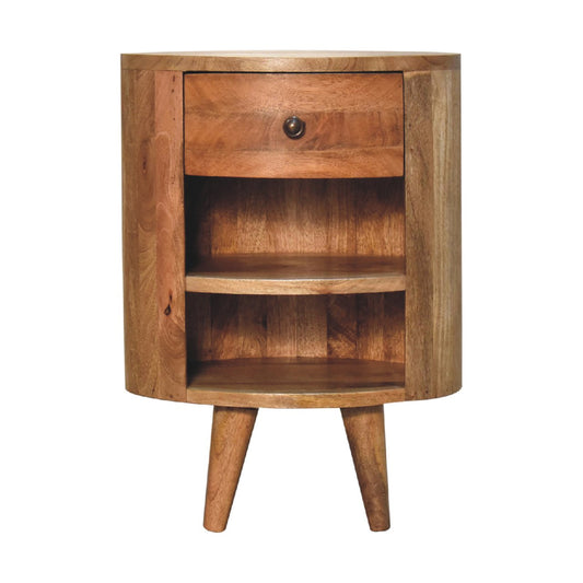 Cortez - Bedside Table in Oak-like Finish