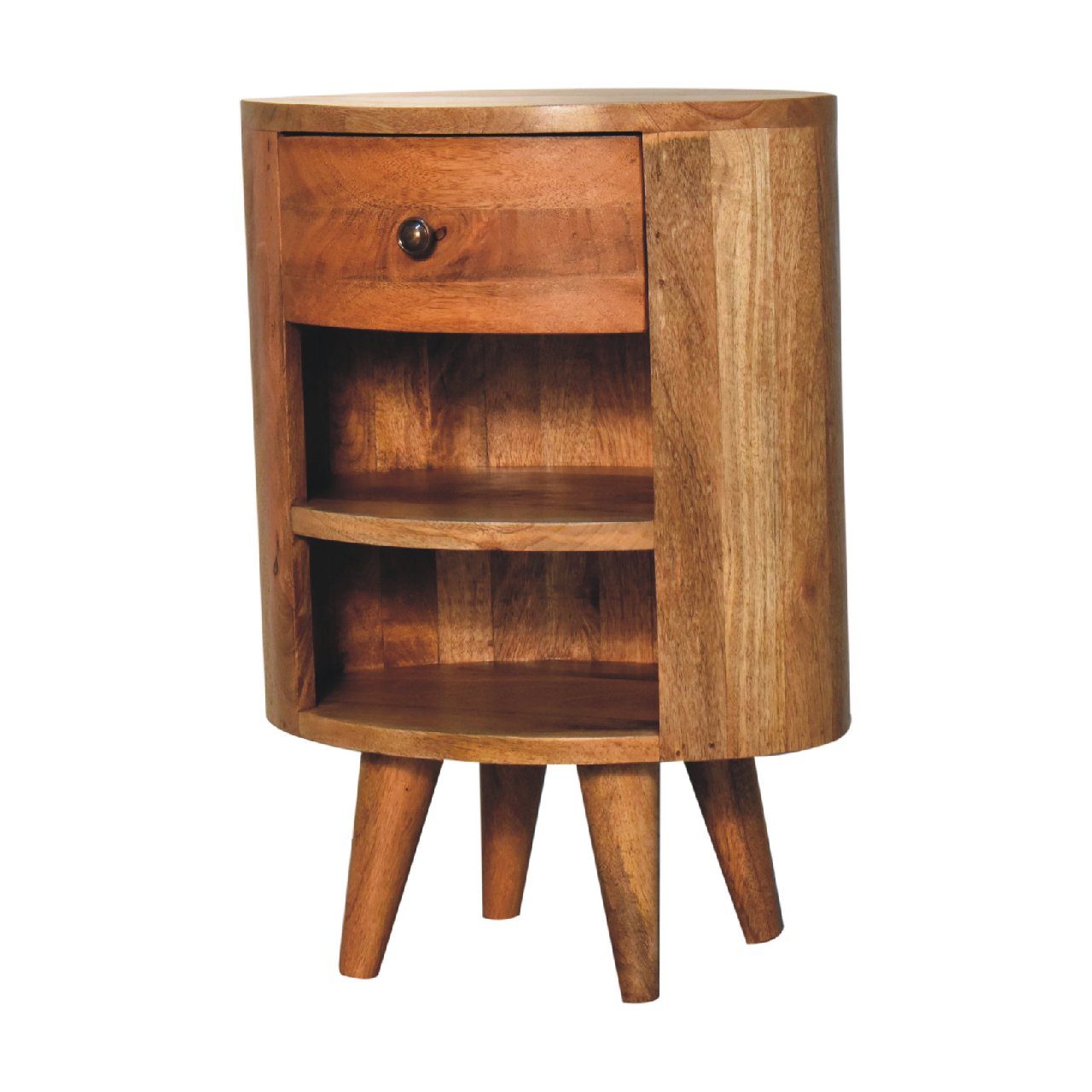Cortez - Bedside Table in Oak-like Finish