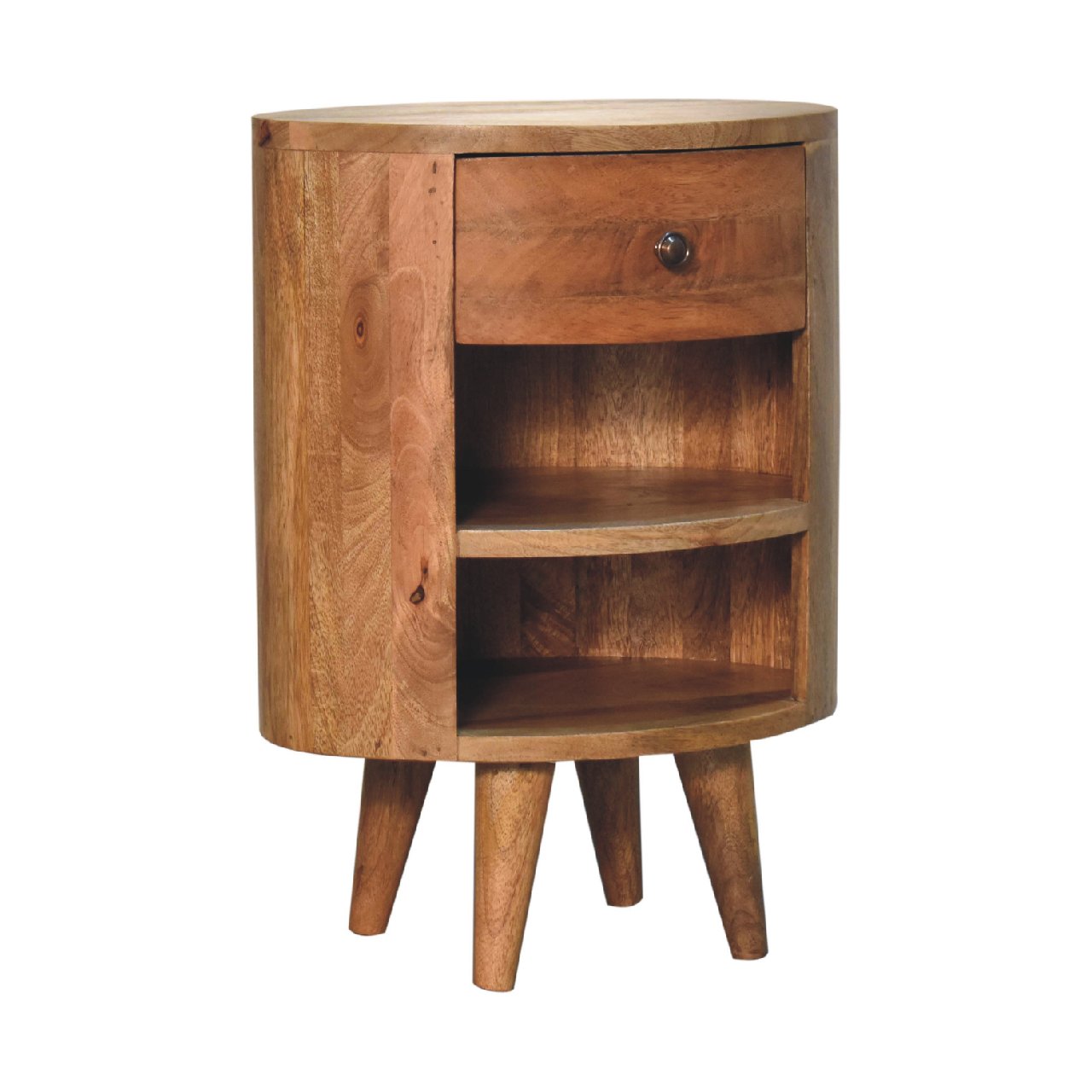 Cortez - Bedside Table in Oak-like Finish