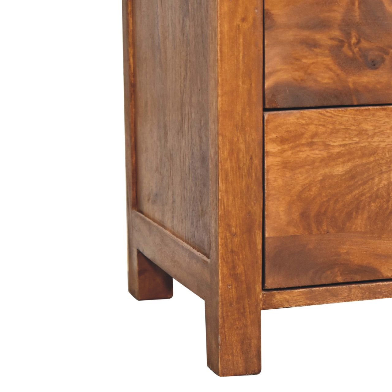 Aspen Bedside Table in Chestnut Finish