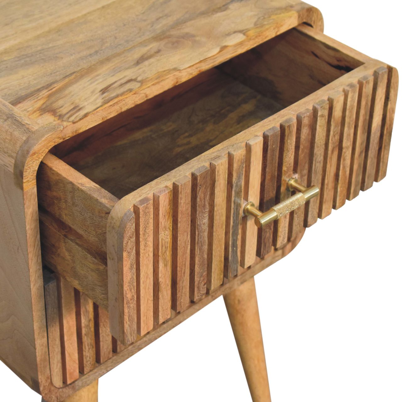 Keld - Ridged Bedside Table