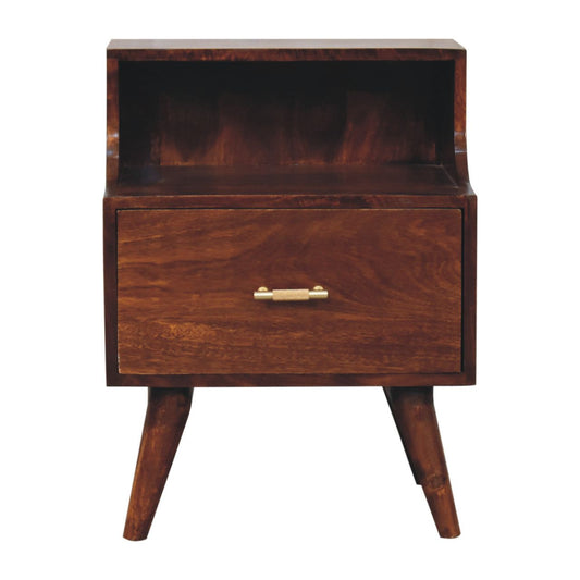 Takt - Bedside Table in Chestnut Finish