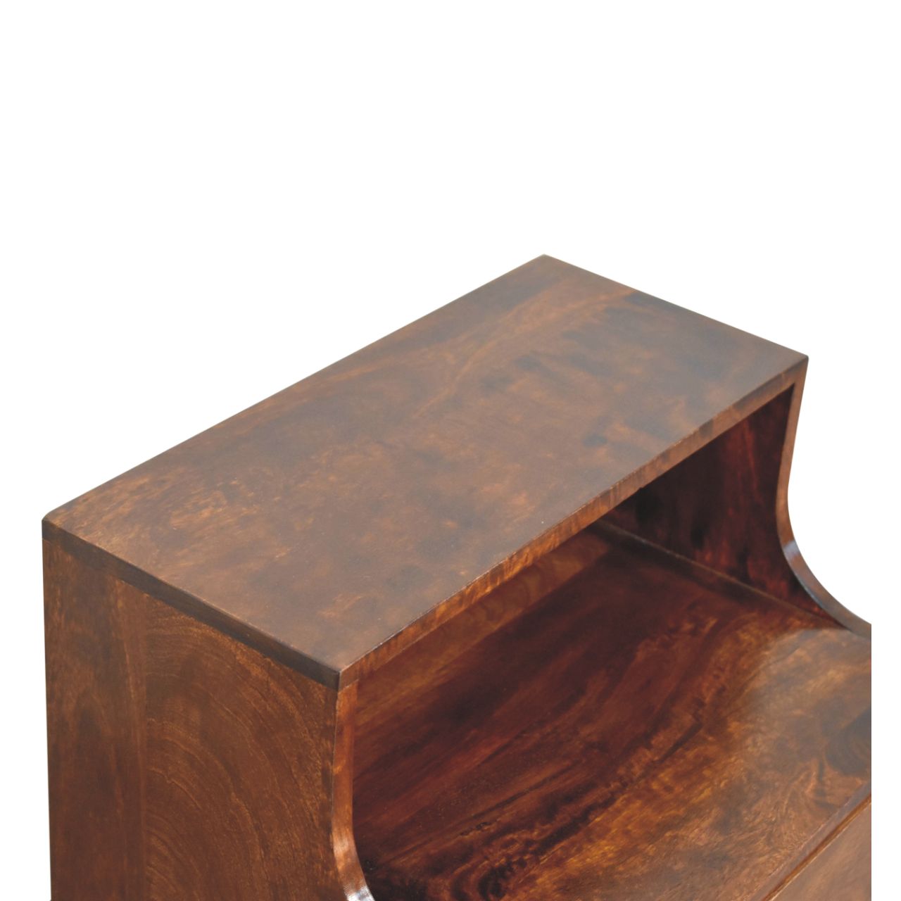 Takt - Bedside Table in Chestnut Finish