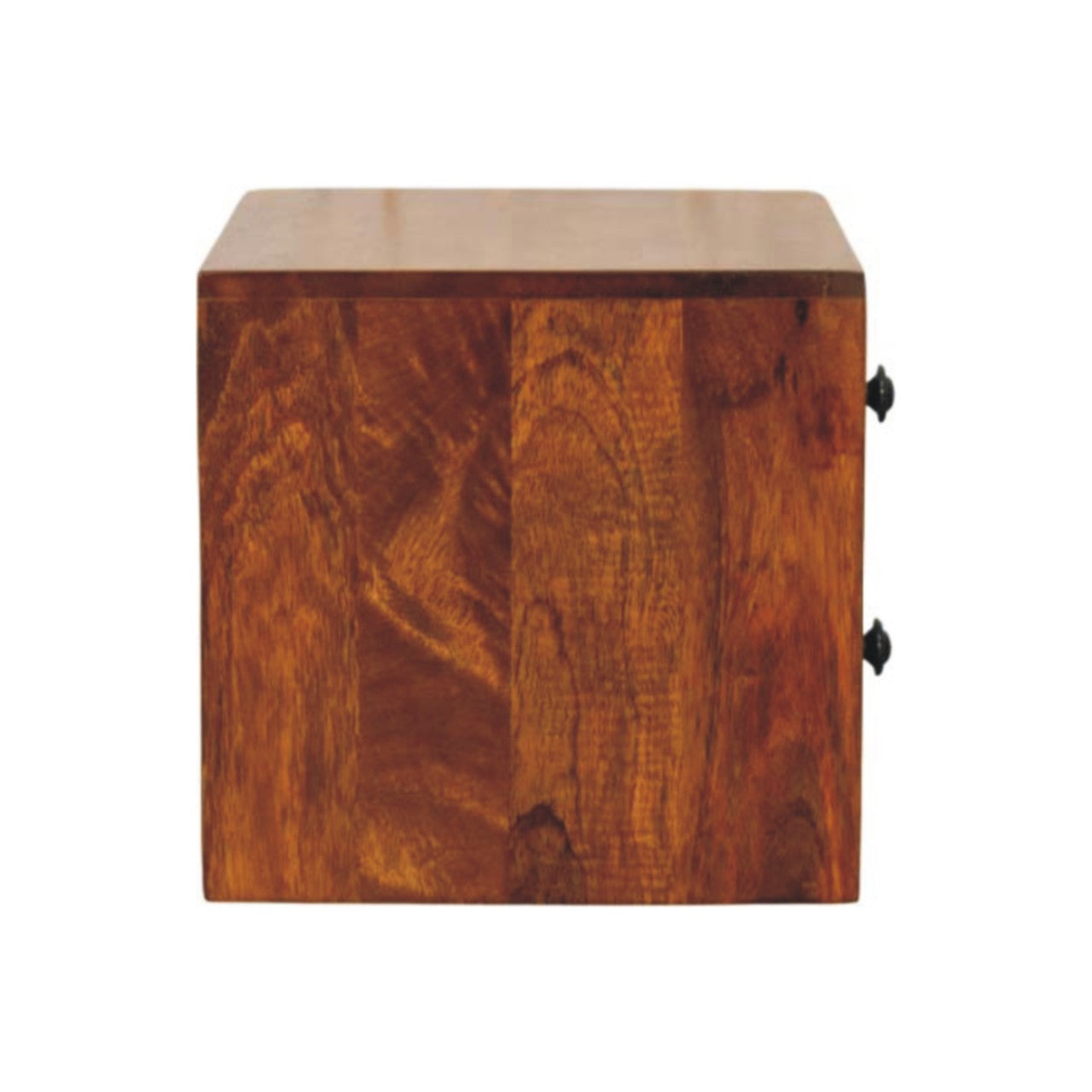 Solis Wall Mounted Nightstand in Chestnut Finish