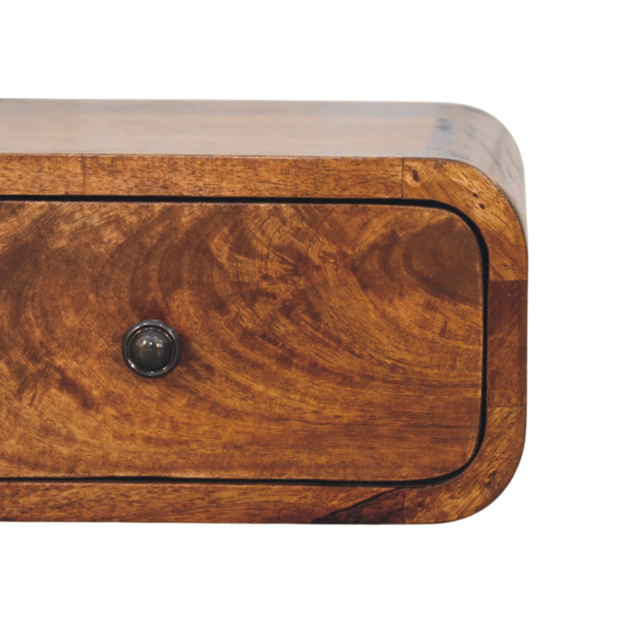 Avora - Wall-Mounted Nightstand in Chestnut Finish