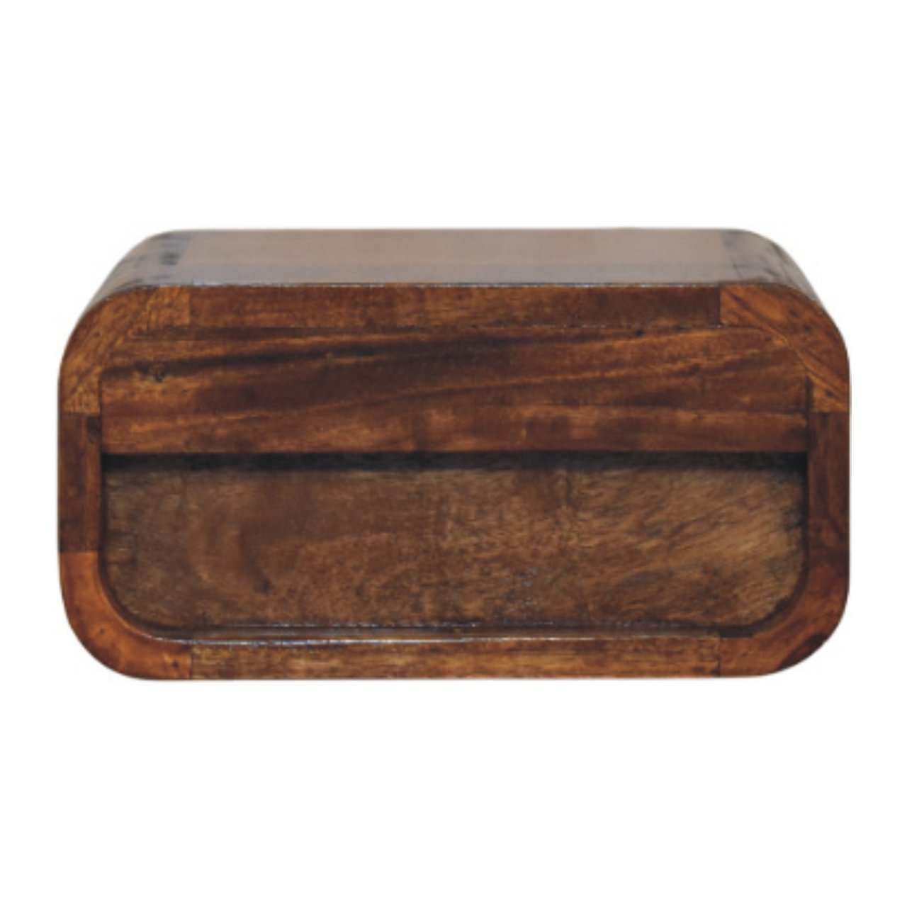 Avora - Wall-Mounted Nightstand in Chestnut Finish