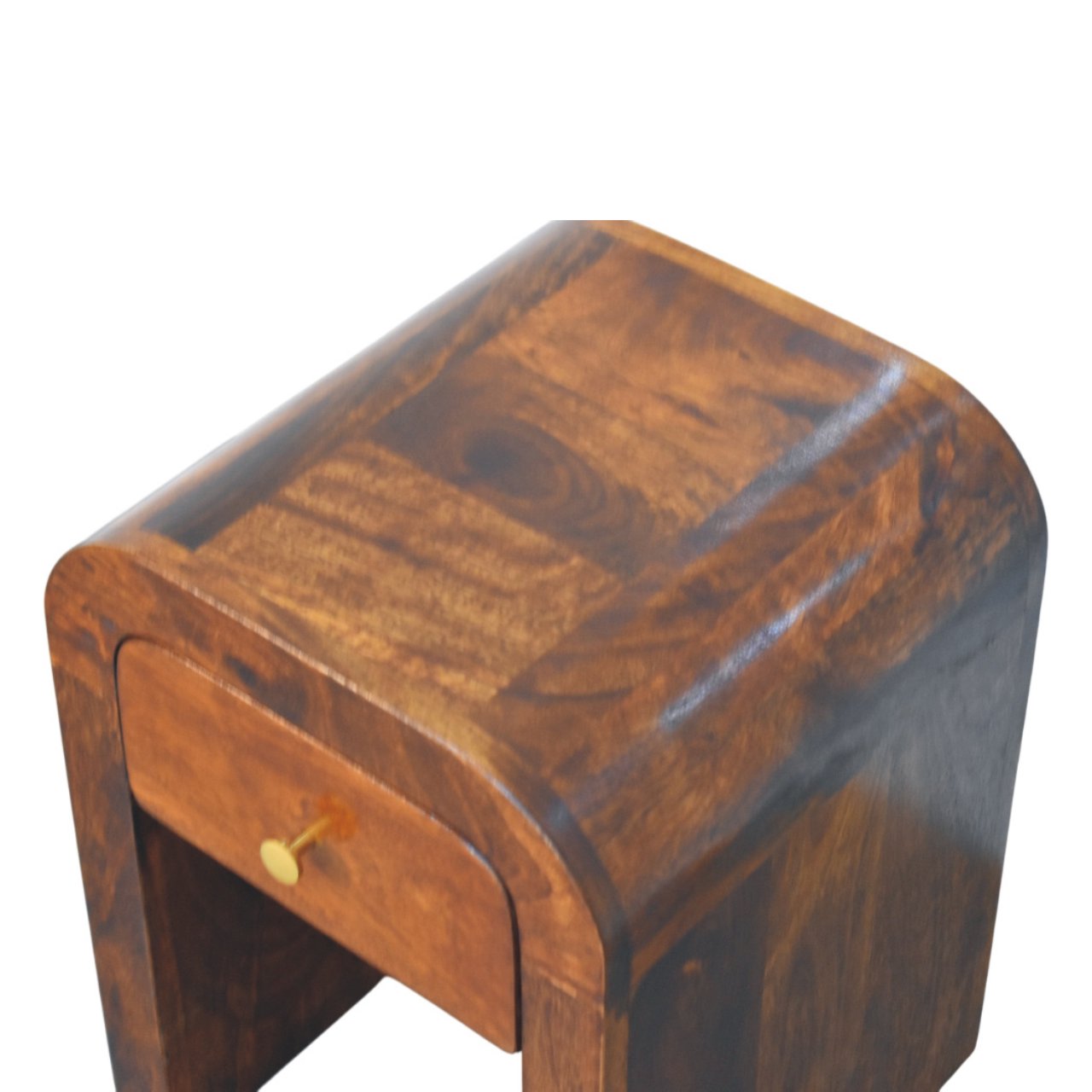 Darcy - Mini Nightstand in Chestnut Finish