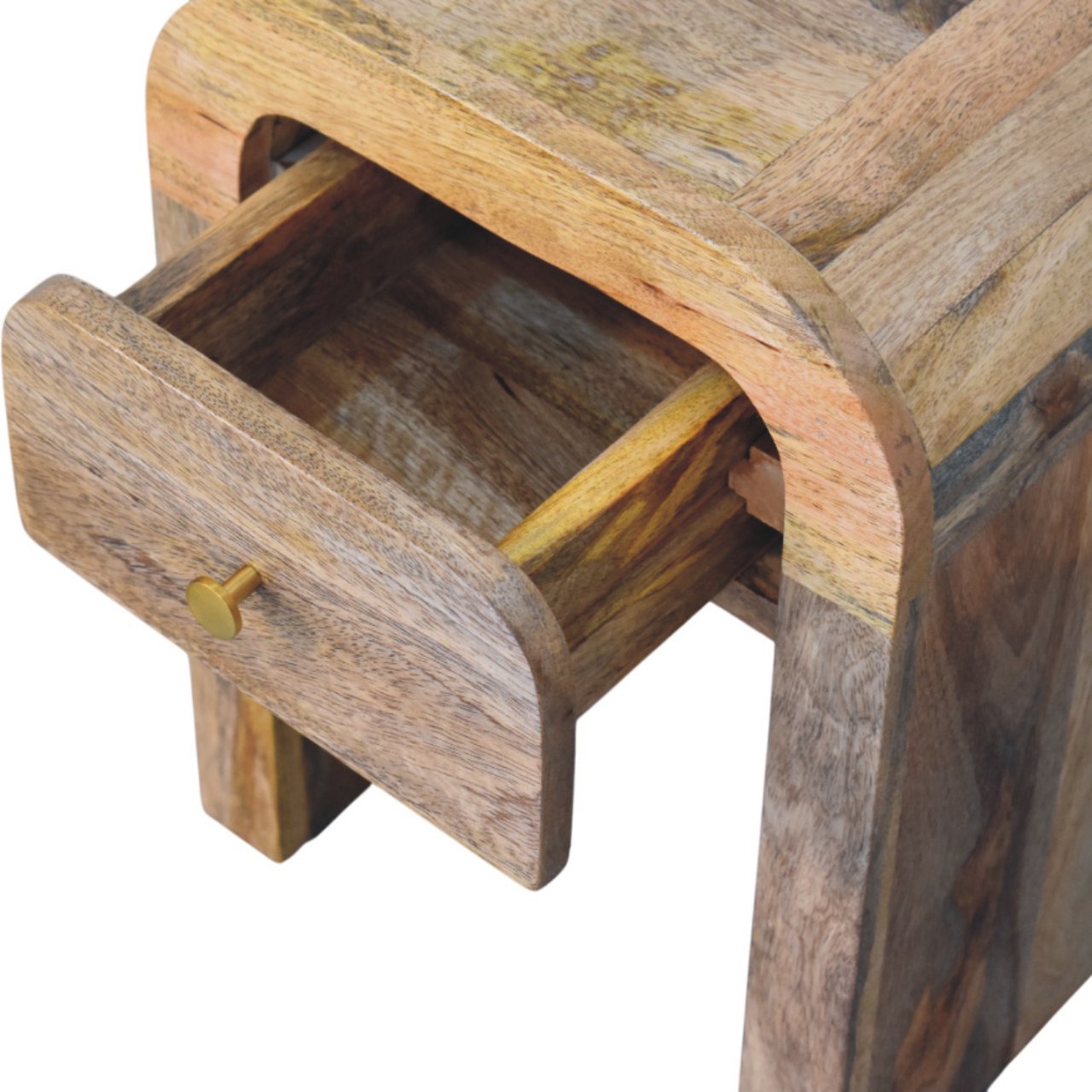 Darcy Mini Nightstand in Oak-like Finish