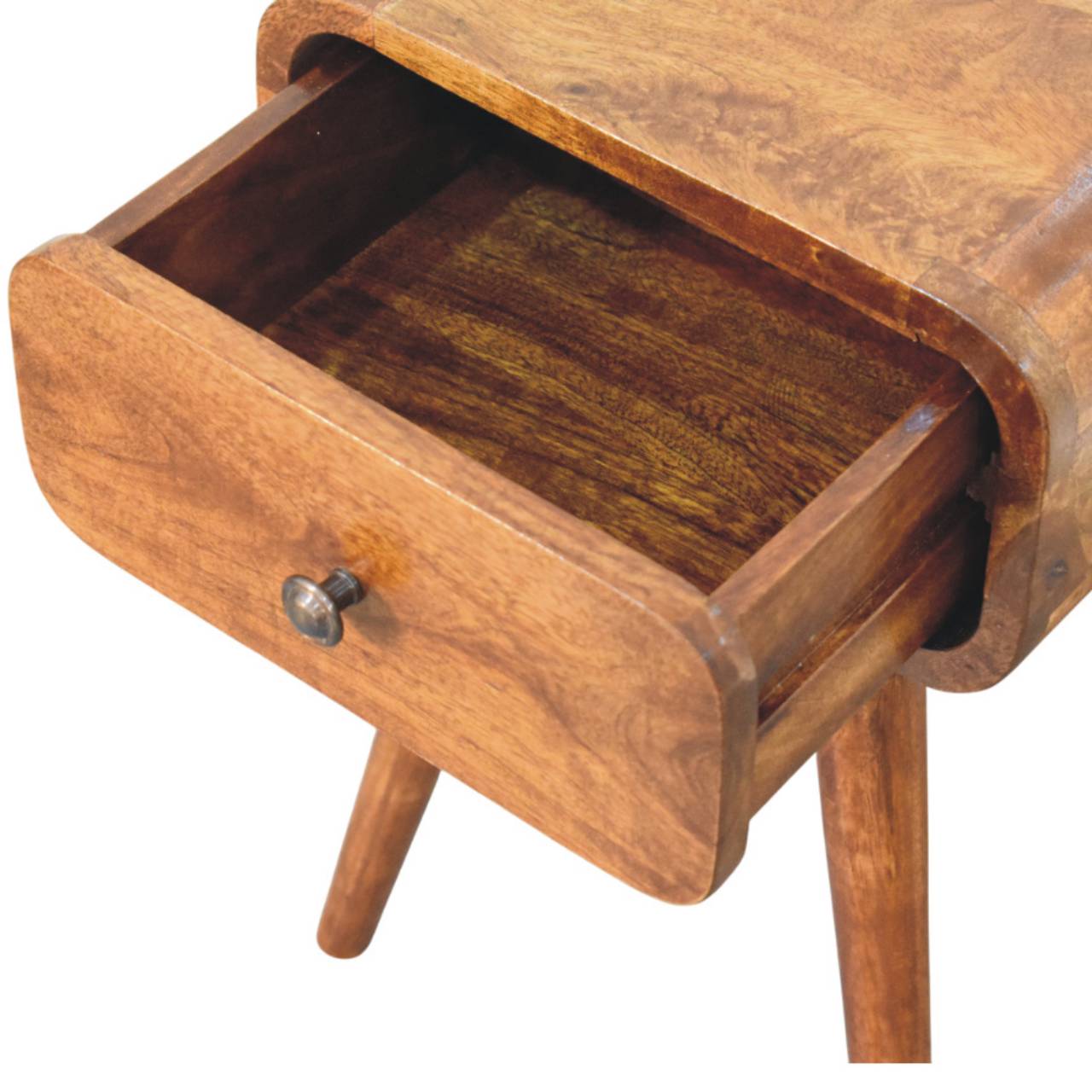 Avora Nightstand in Chestnut Finish