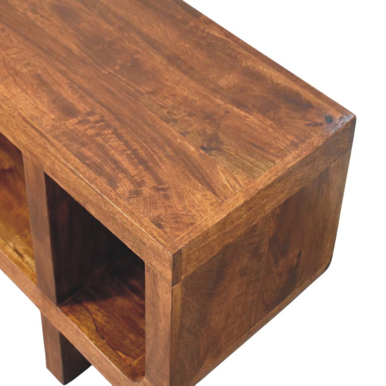 Orion - Media Unit in Chestnut Finish