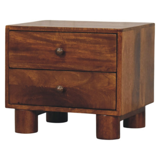 Tula - Nightstand in Chestnut Finish