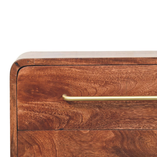 3-Drawer Rounded Chest of Drawers