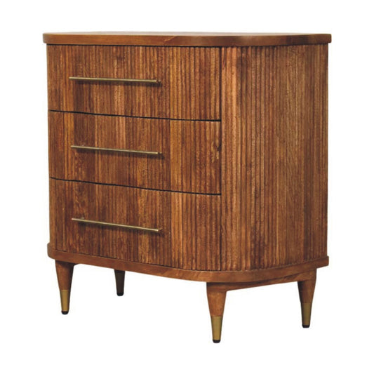 Emerson Ribbed Chest of Drawers