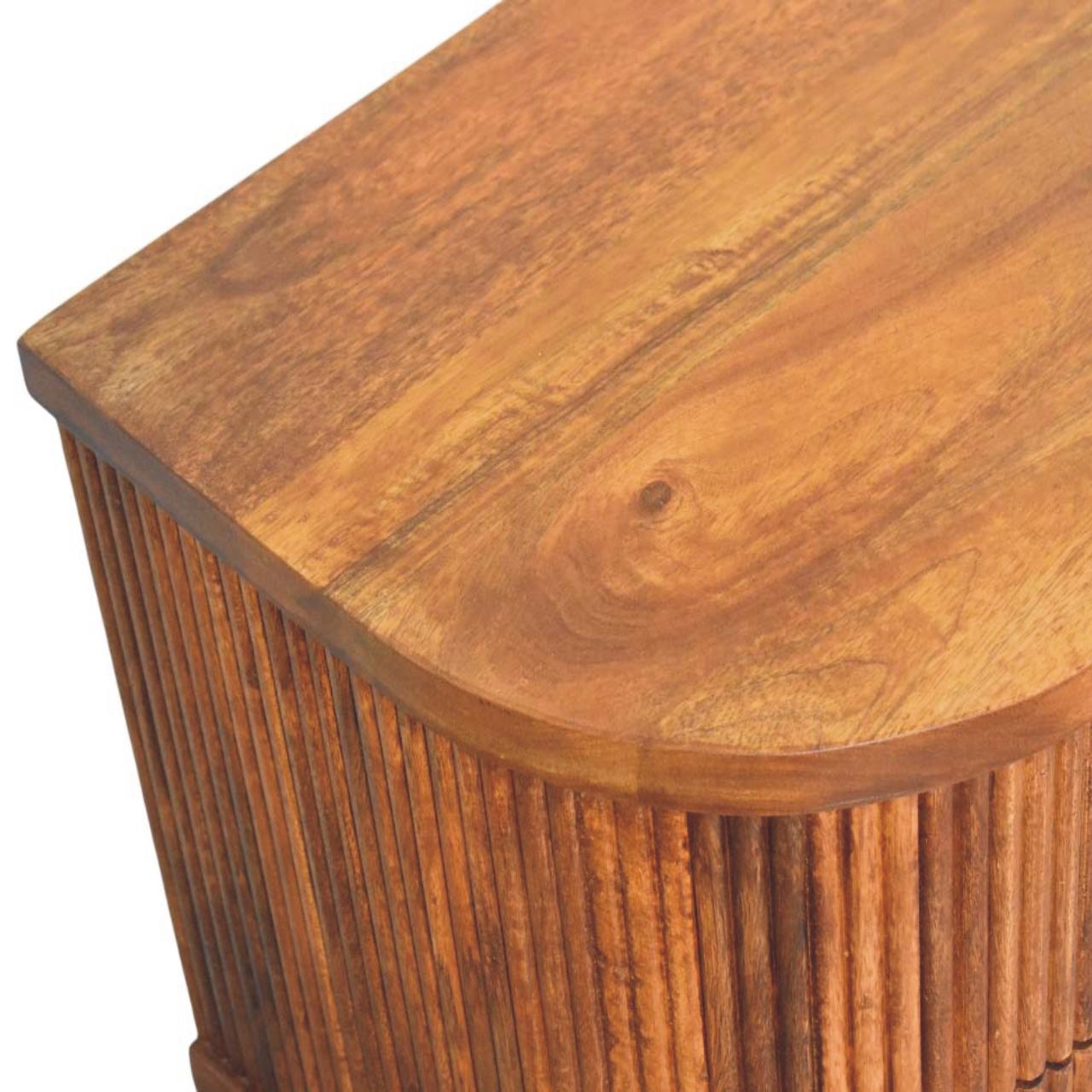 Dala - Ribbed Bedside Table