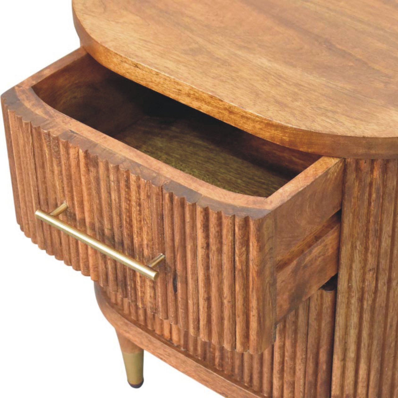 Dala - Ribbed Bedside Table