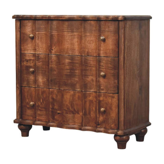 Camille - Chest of Drawers in Almond Finish