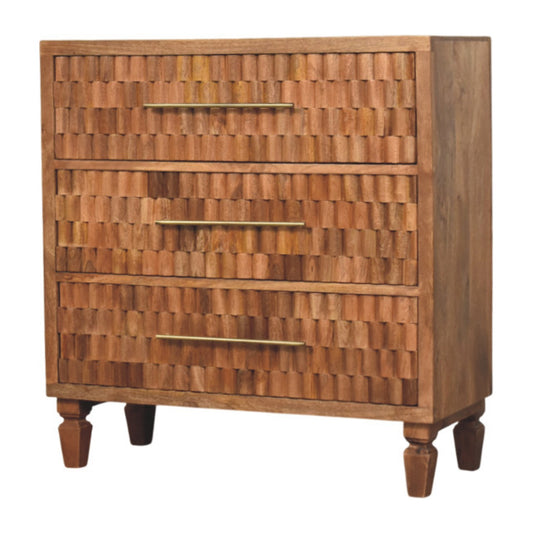 Arno - Chest of Drawers in Golden Teak Finish