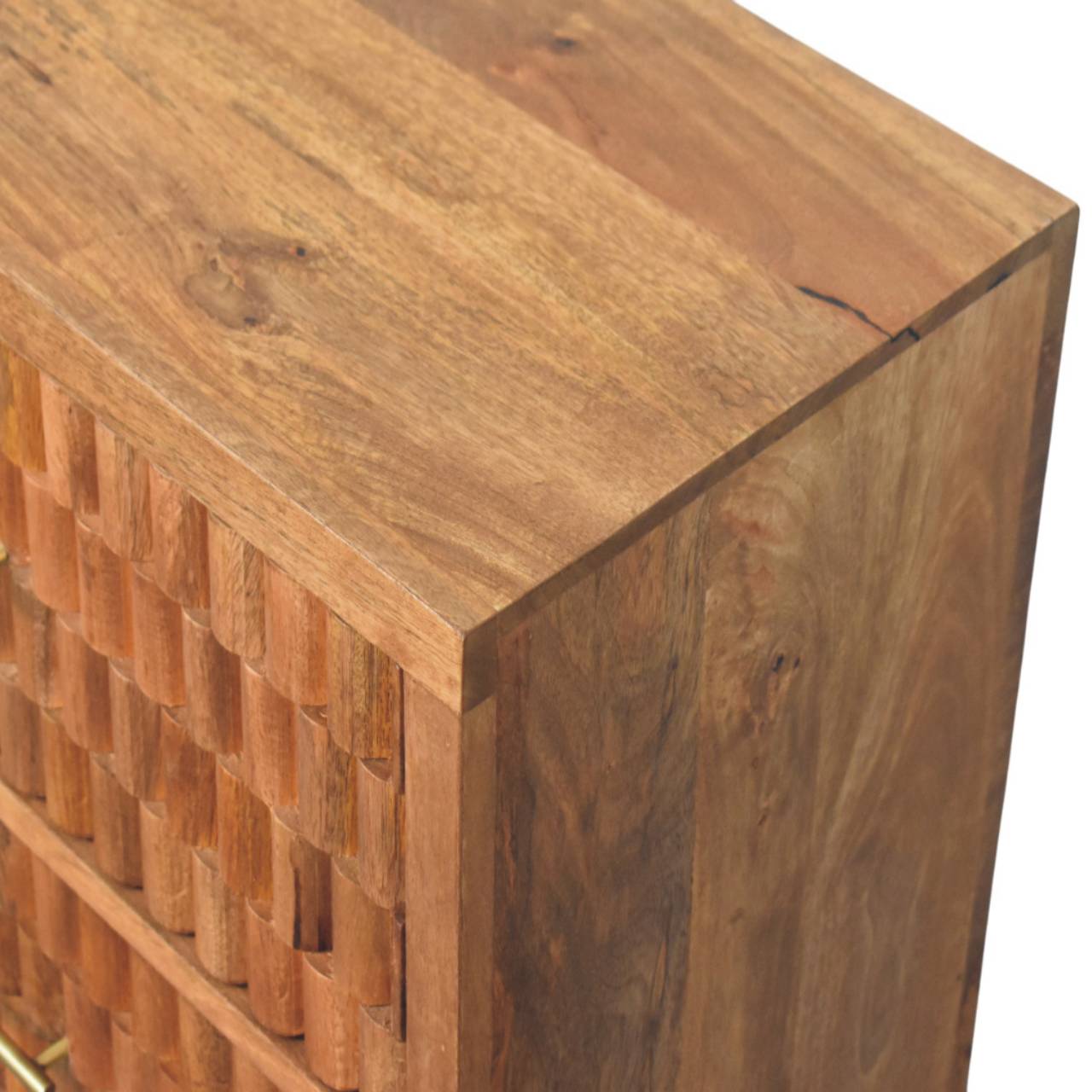 Arno - Chest of Drawers in Golden Teak Finish