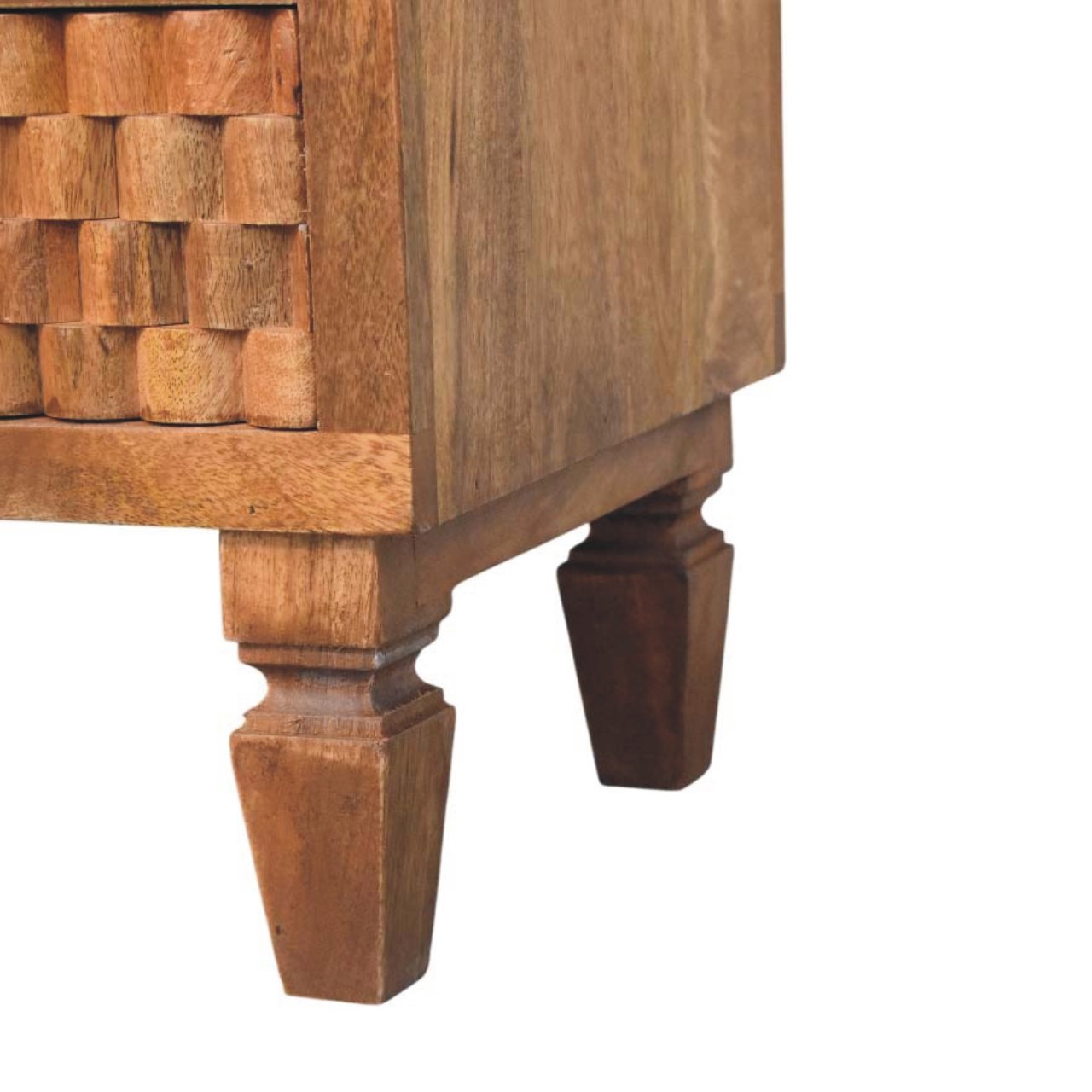 Arno - Bedside Table in Golden Teak Finish