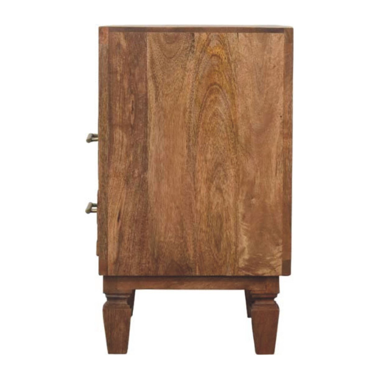 Arno - Bedside Table in Golden Teak Finish