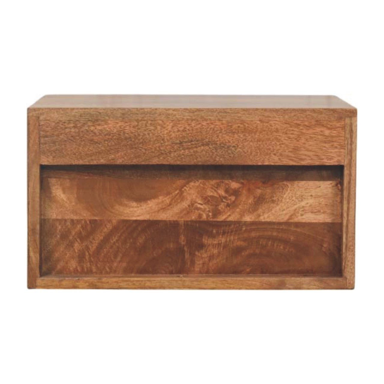 Arno - Wall-Mounted Nightstand in Golden Teak