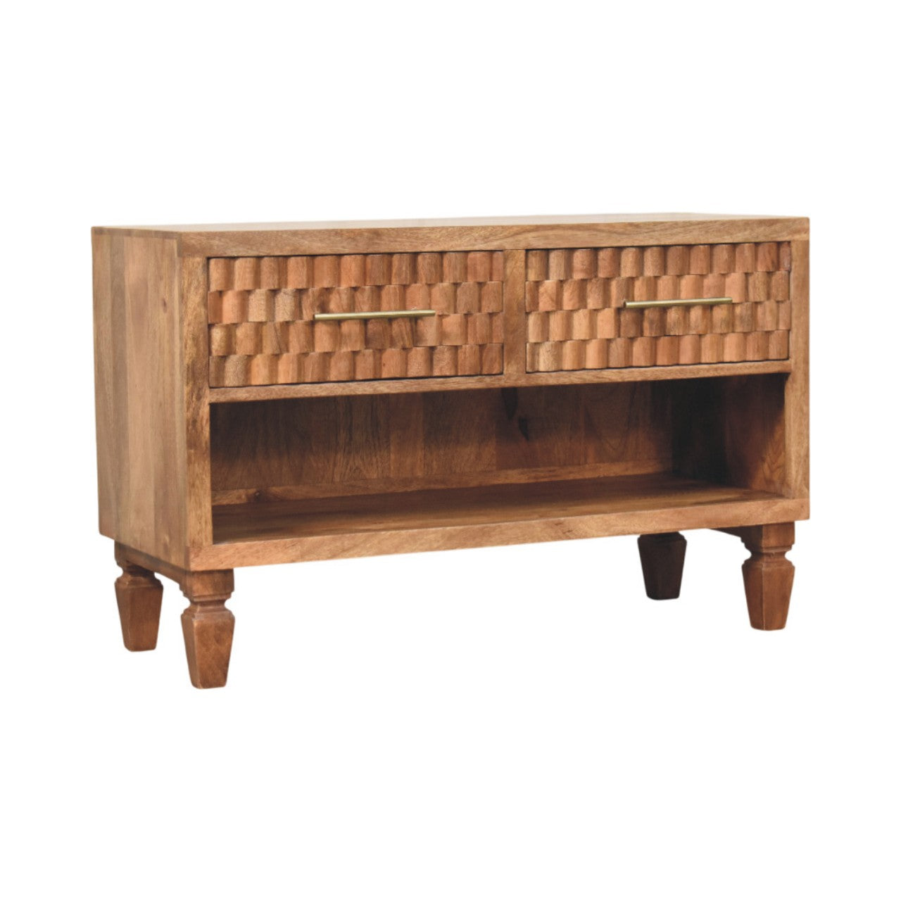 Arno - Shoe Storage Unit in Golden Teak