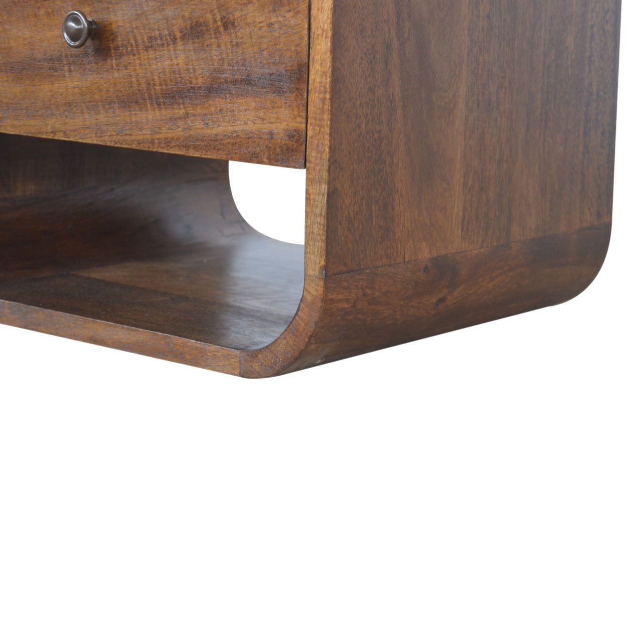 Elin - 2 Drawer Bedside Table in Chestnut Finish