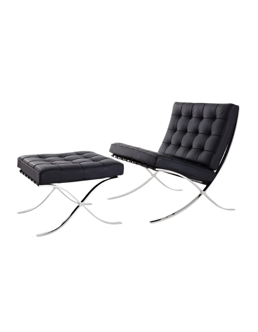 Barcelona Chair And Footstool