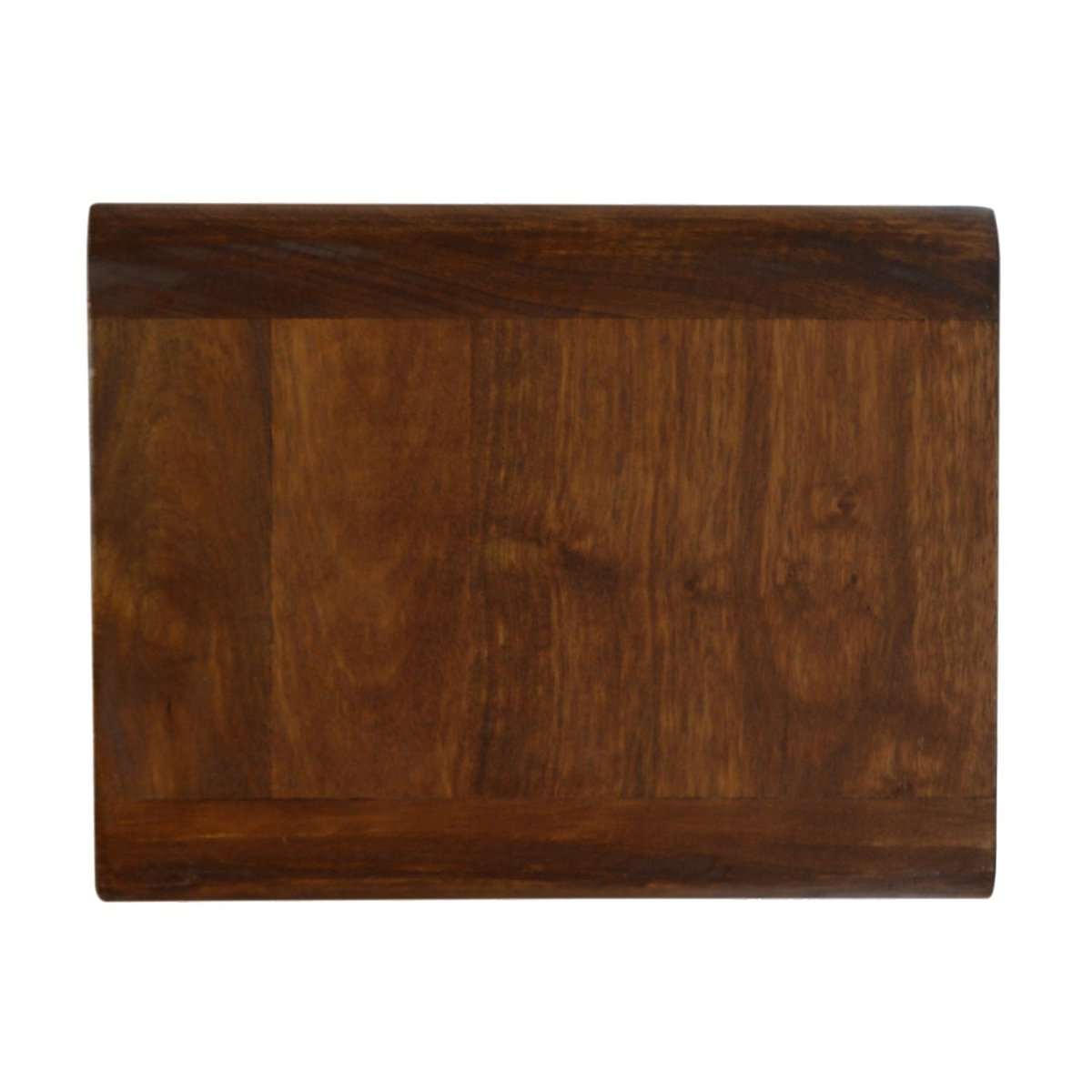 Chestnut Rounded Floating Bedside Table - V - LOOX