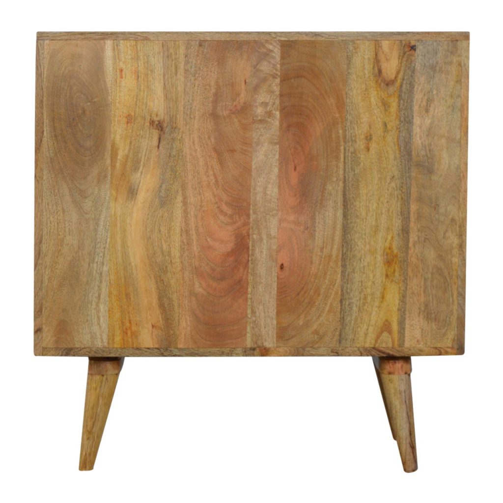 3 Drawer Zig-Zag Patterned Patchwork Chest of Drawers