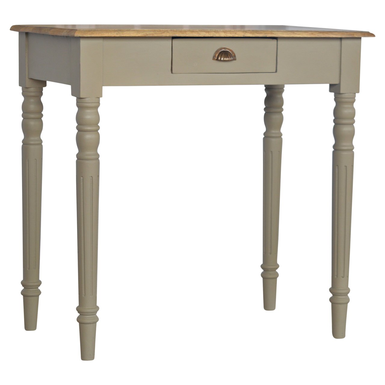 French Style Grey Writing Desk