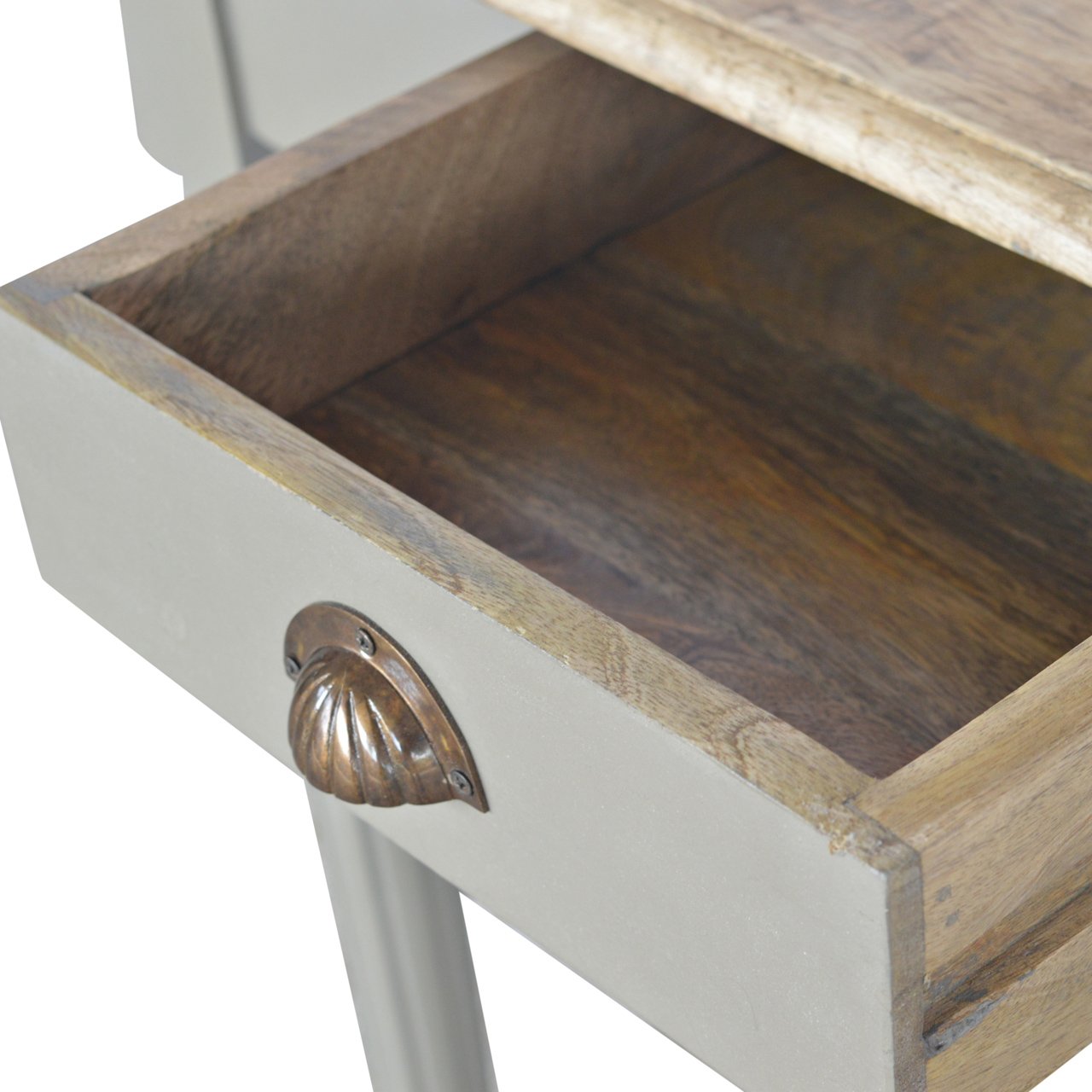 French Style Grey Writing Desk