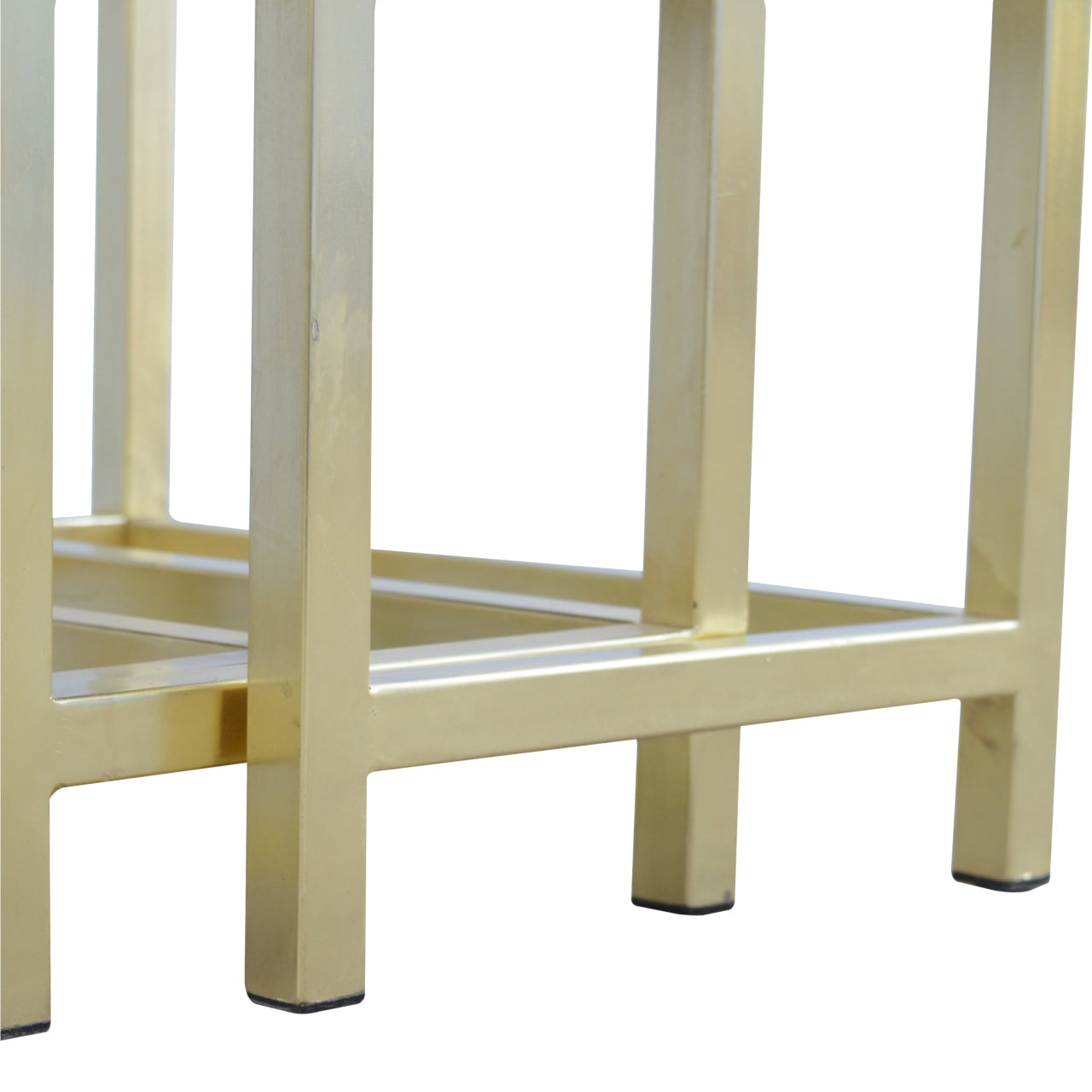 Nesting Gold Stool Set of 3