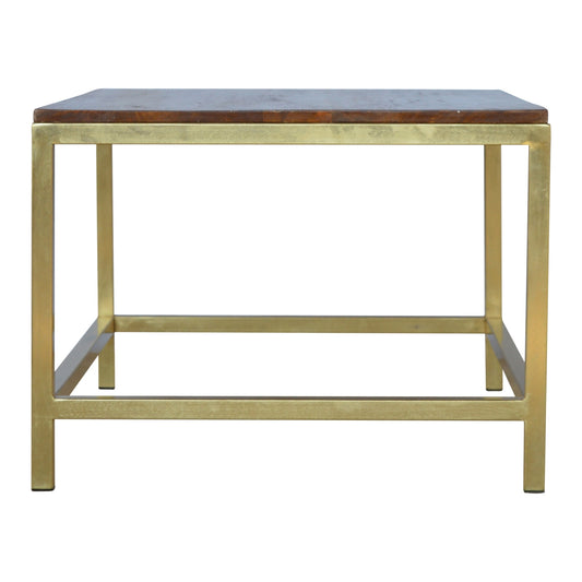 The Hollis Gold Coffee Table