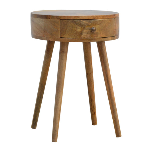 Nordic Circular Bedside Table