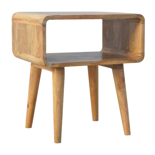 Rounded Open Bedside Table - V - LOOX