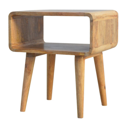 Rounded Open Bedside Table - V - LOOX